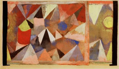 Horská krajina od Paul Klee