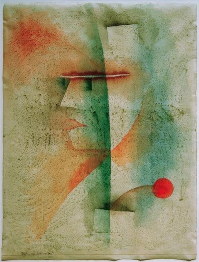 Portrét krojovaného muže od Paul Klee