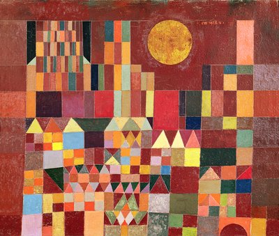 Hrad a Slunce od Paul Klee