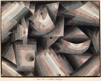 Krystalová gradace, 1921. od Paul Klee