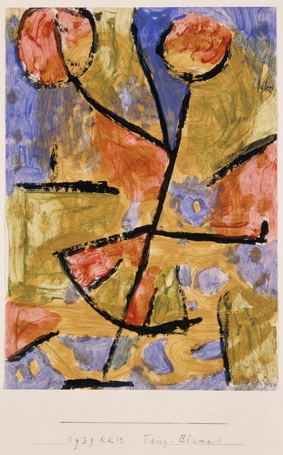 taneční květina; taneční květina od Paul Klee