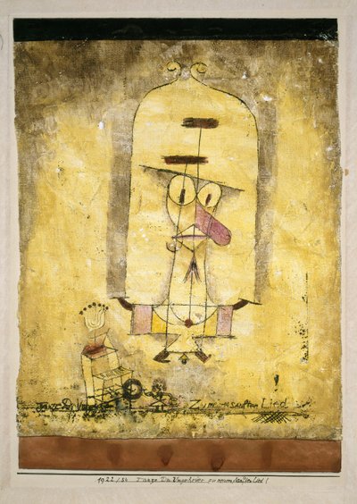 Dance You Monster to My Soft Song!, 1922. od Paul Klee