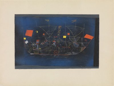 Dobrodružná loď, 1927. od Paul Klee