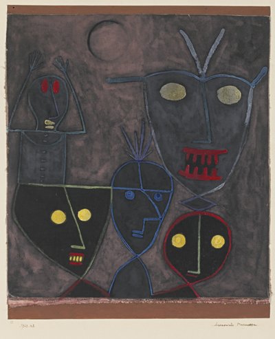 Démonické loutky, 1929 od Paul Klee