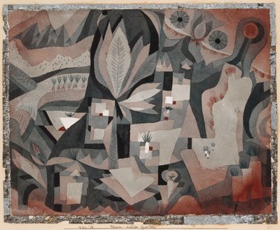Suchá zahrada, 1921. od Paul Klee