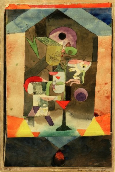Paměťový obrázek početí od Paul Klee