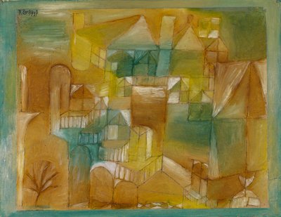 Fasáda hnědo-zelená od Paul Klee