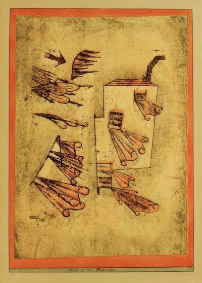 Ohnivý vítr od Paul Klee