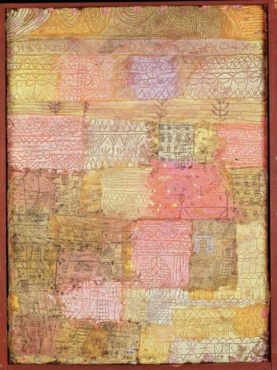 Florentská rezidenční čtvrť od Paul Klee