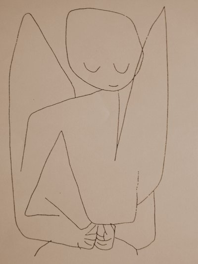 Zapomnětlivý anděl Zapomnětlivý anděl, 1939 od Paul Klee
