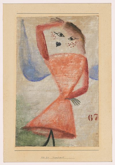 Fragment č. 67 (Engel) od Paul Klee