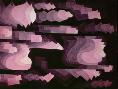 Fuga v červené barvě od Paul Klee