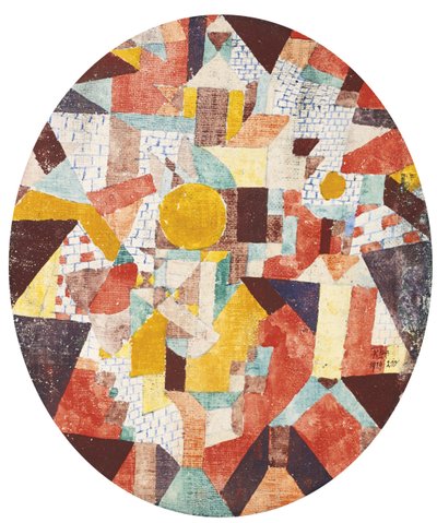 Úplněk ve zdech od Paul Klee