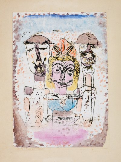 Řek a barbaři, 1920. od Paul Klee