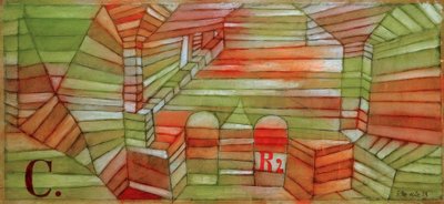 Vstup do pavilonu C R 2 od Paul Klee