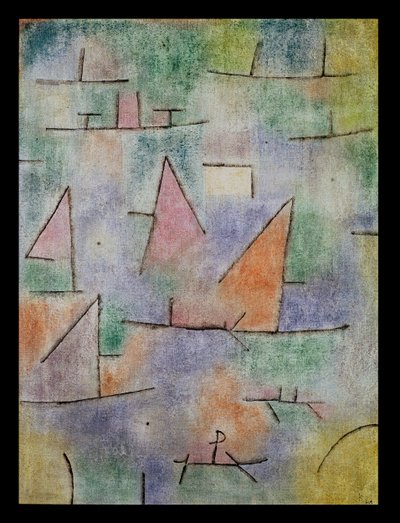 Přístav s plachetnicemi od Paul Klee