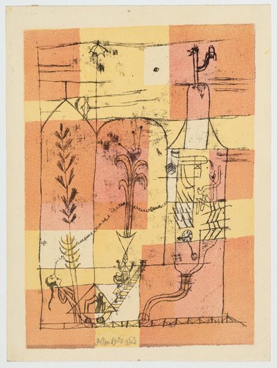Hoffmanovská scéna, 1921. od Paul Klee