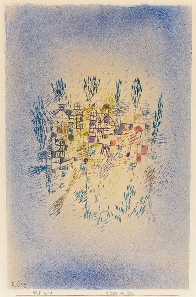 Domy u parku. od Paul Klee