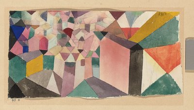 Pohled do města; vhled do města od Paul Klee