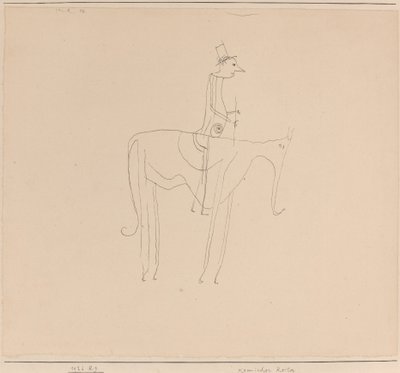 Komický jezdec od Paul Klee