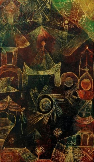 Kosmická architektura od Paul Klee