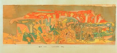 Kultivovaná hora od Paul Klee