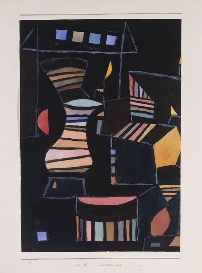 Umělé nádvoří od Paul Klee