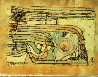 Krajina v Pankentonu od Paul Klee