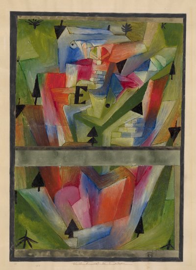 Krajina u E. v Bavorsku, 1921. od Paul Klee
