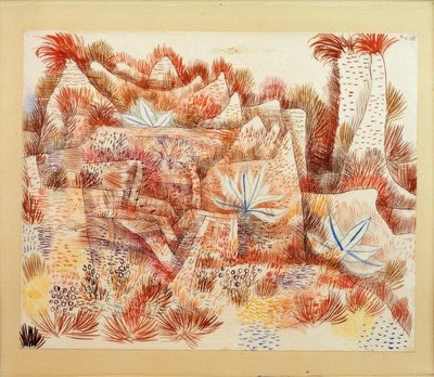 Krajina s agávemi od Paul Klee
