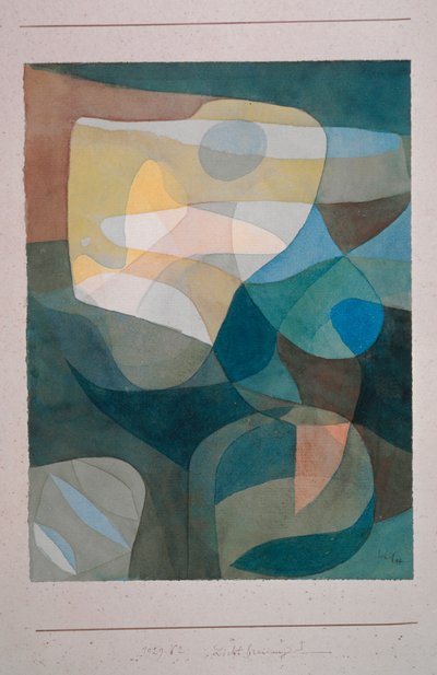 Light Broadering I, 1929. od Paul Klee