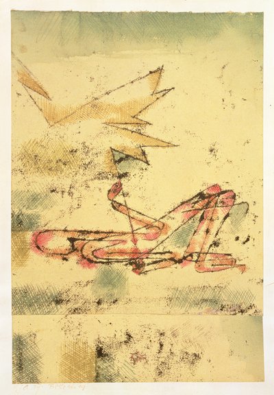 Úder blesku od Paul Klee