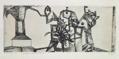 Malý hrad ve vzduchu od Paul Klee