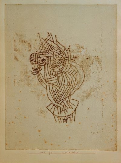 S míčem II od Paul Klee