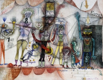 Hudba na veletrhu od Paul Klee