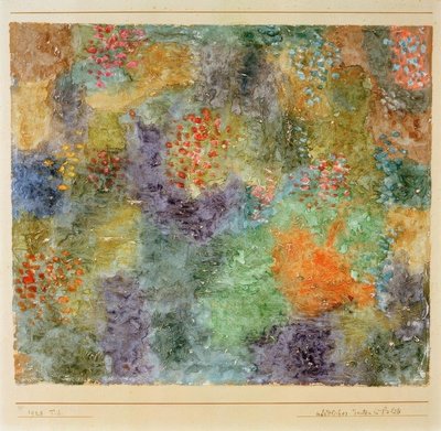 Severní zahrada v květu od Paul Klee