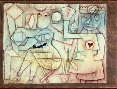 Stará milostná píseň; stará milostná píseň od Paul Klee