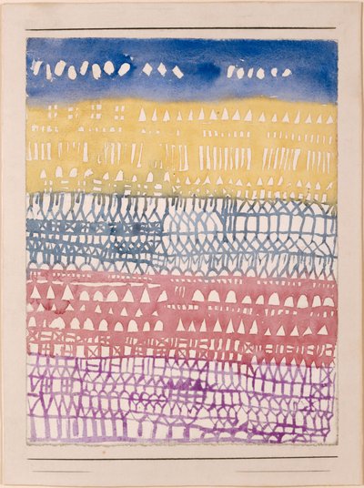 Přehled starého města, 1928. od Paul Klee