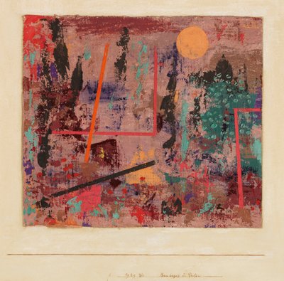 Zahájení výstavby zahrady, 1929. od Paul Klee