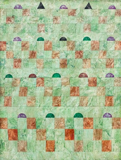Palác ve čtyřech částech od Paul Klee