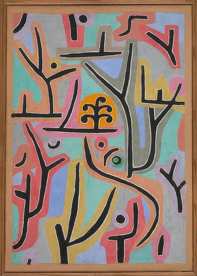 park byl L U. 1938, 129 (J 9) od Paul Klee