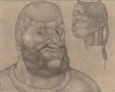 Perseus Wit zvítězil nad smutkem [Perseus-The Triumph of Brain over Body], 1904. od Paul Klee