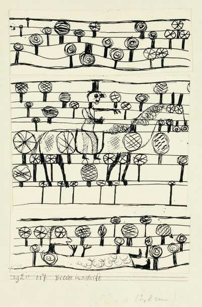 Piktografie; Nápis obrázků od Paul Klee