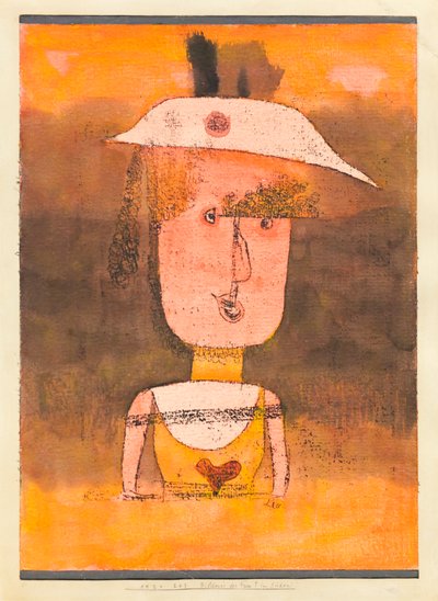 Rouva P:n muotokuva etelässä od Paul Klee