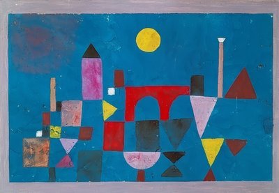 Červený most. 1928 od Paul Klee