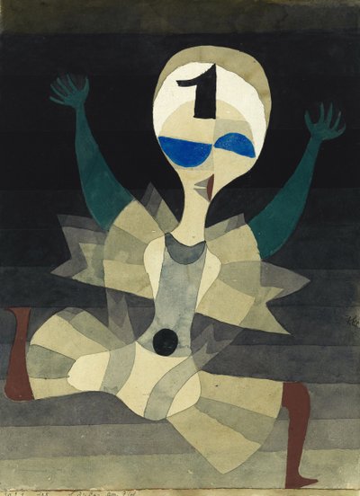 Běžec u cíle, 1921. od Paul Klee