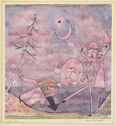 Scéna u vody od Paul Klee