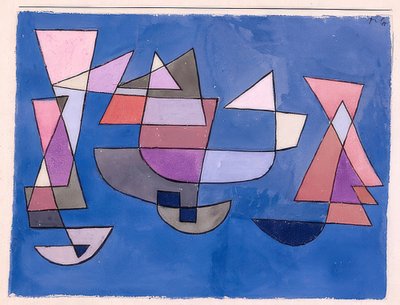 Plachetnice. 1927, 225 od Paul Klee