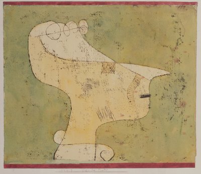 Ostrý profil od Paul Klee