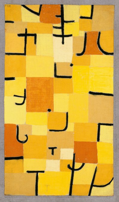 Žluté značky, 1937. od Paul Klee